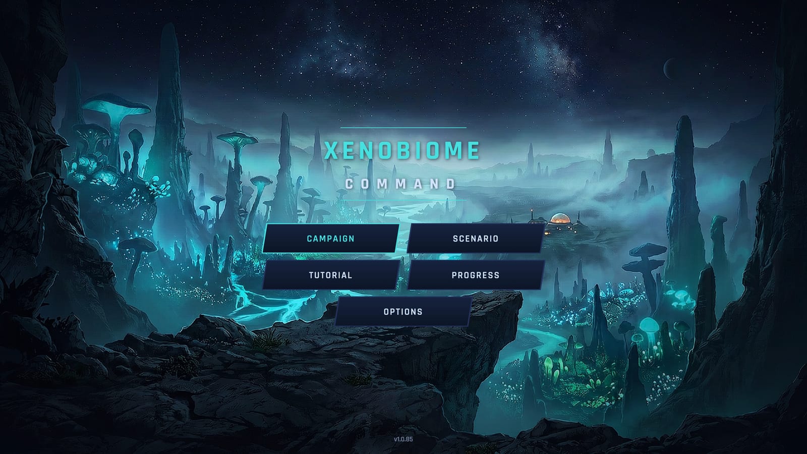 The main menu after the art pass